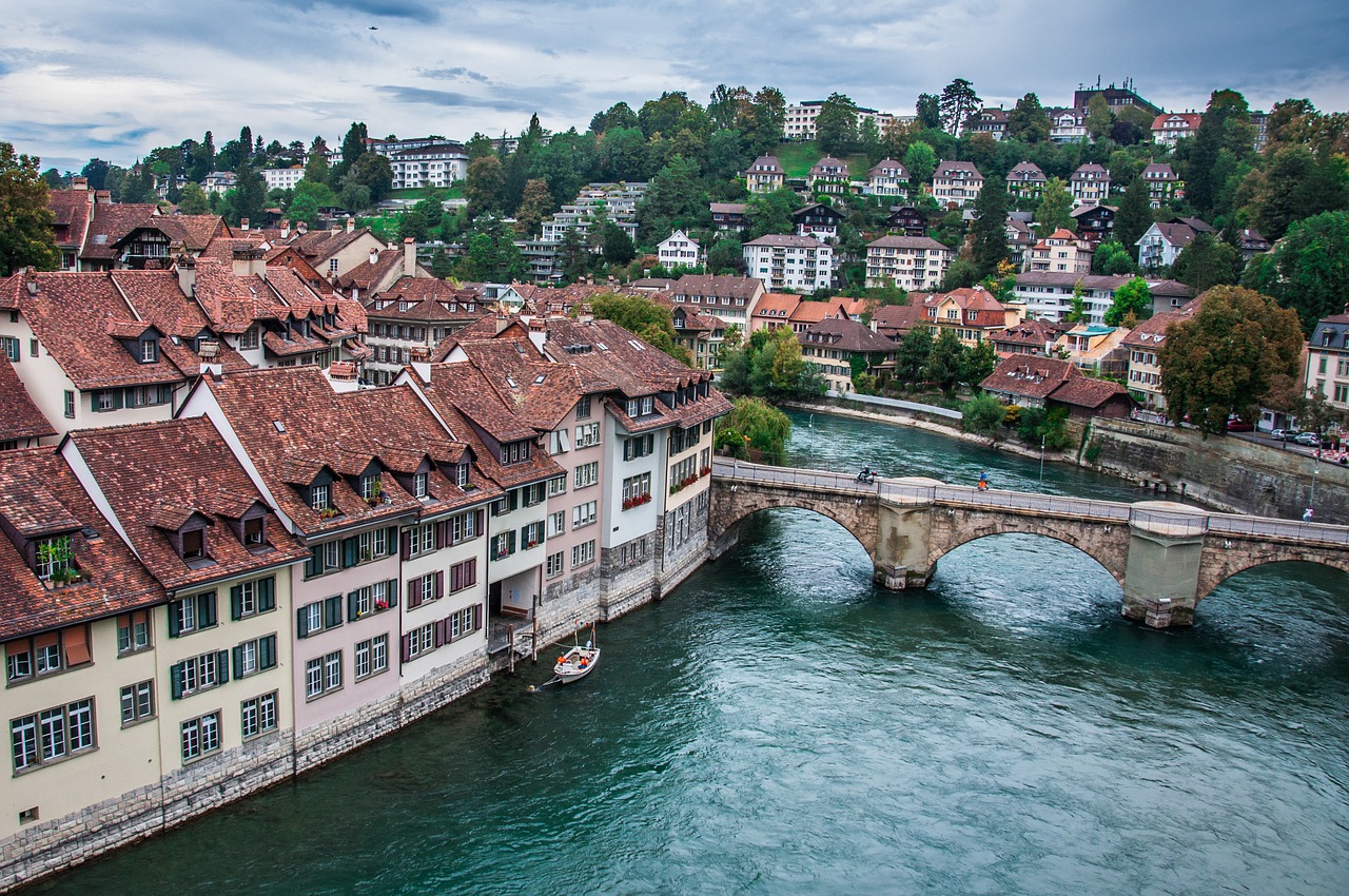 bern switzerland river free photo