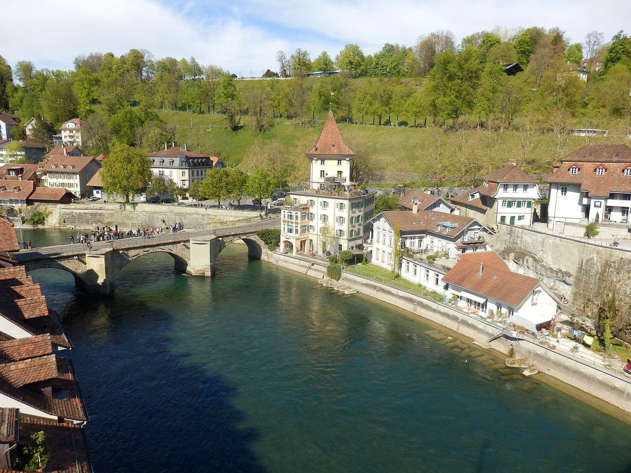 bern bridge city free photo