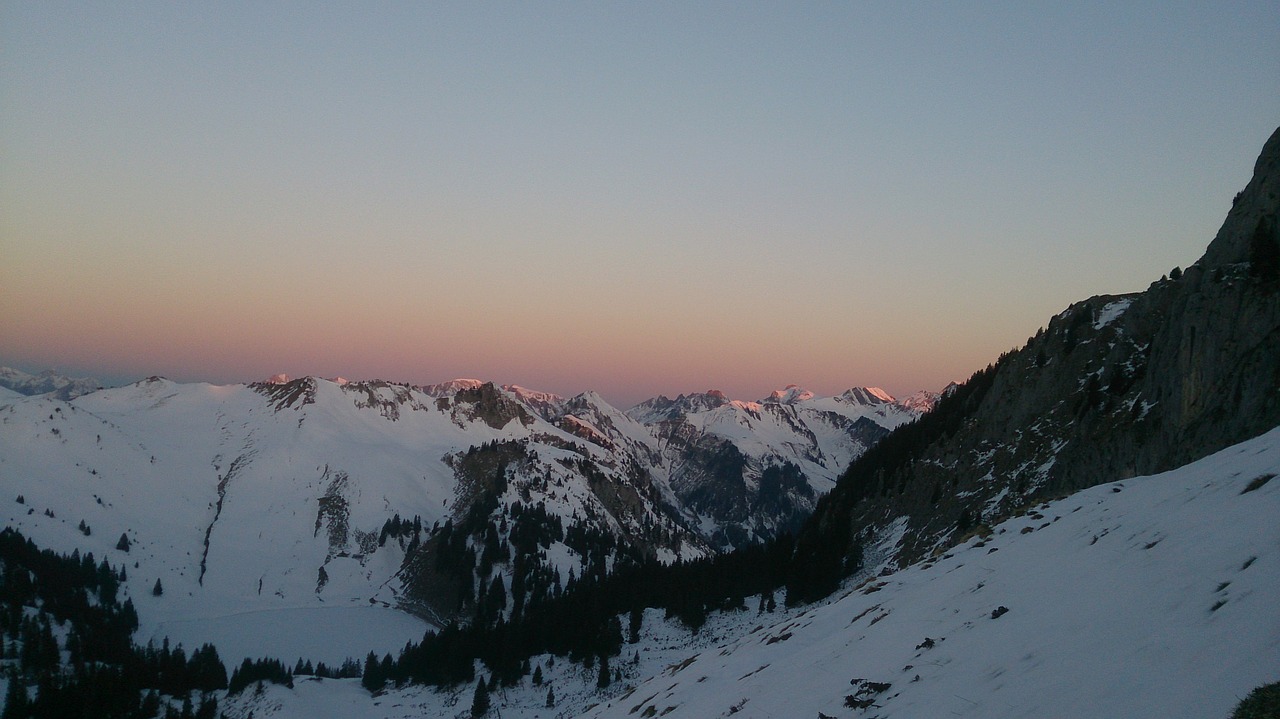 berner alpine sunrise free photo