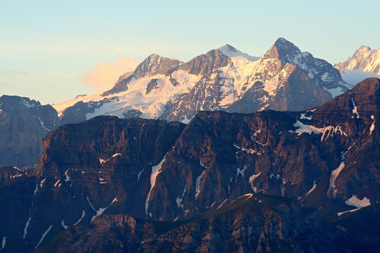 bernese oberland alps mountains free photo