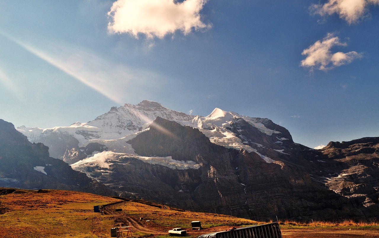 bernese oberland hiking switzerland free photo