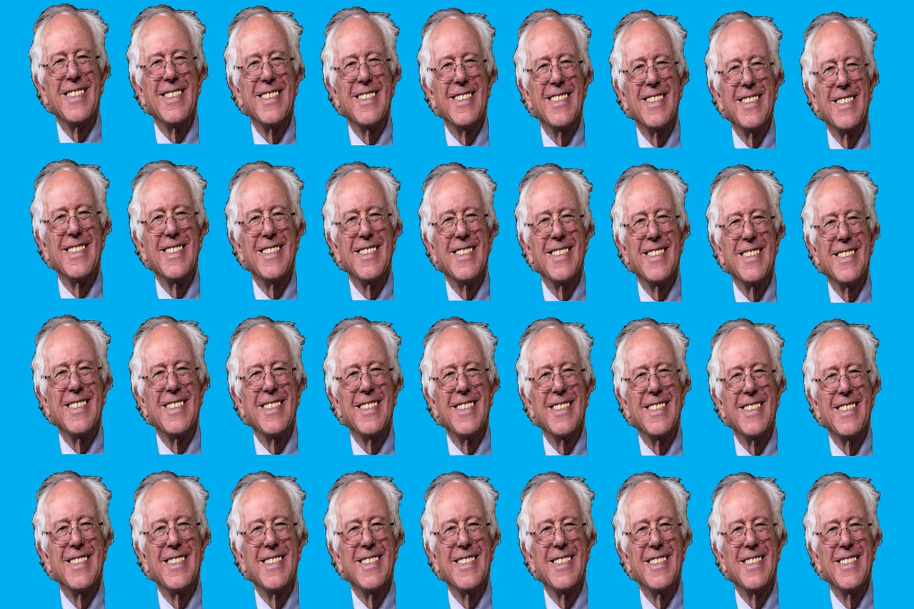 bernie sanders background texture free photo