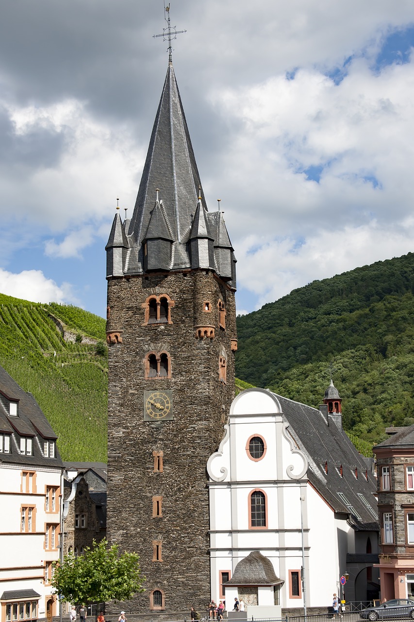 bernkastel kues church historically free photo