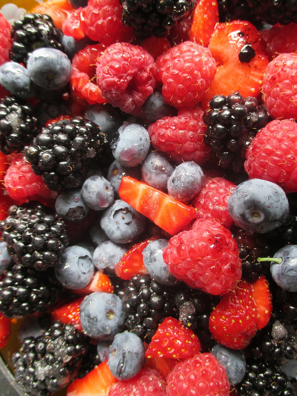 berries raspberries blackberries free photo