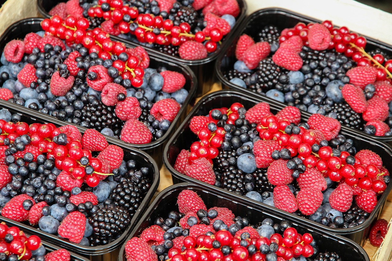 berries raspberries fruits free photo