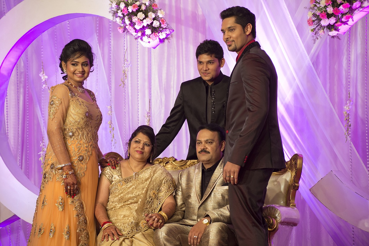 wedding india family free photo