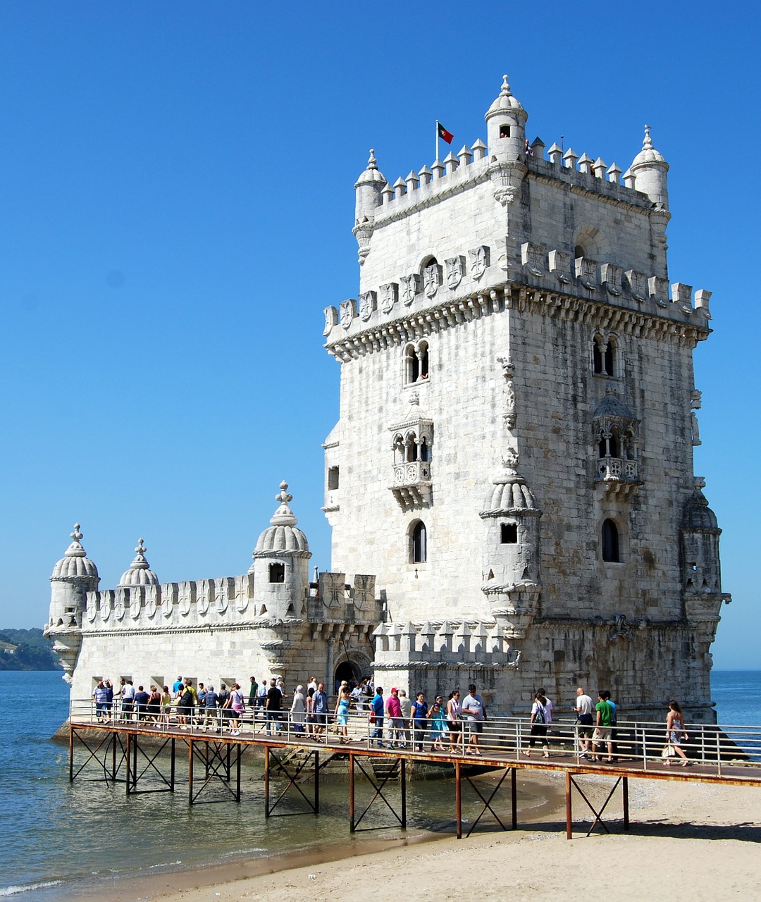 bethlehem's tower lisbon portugal free photo