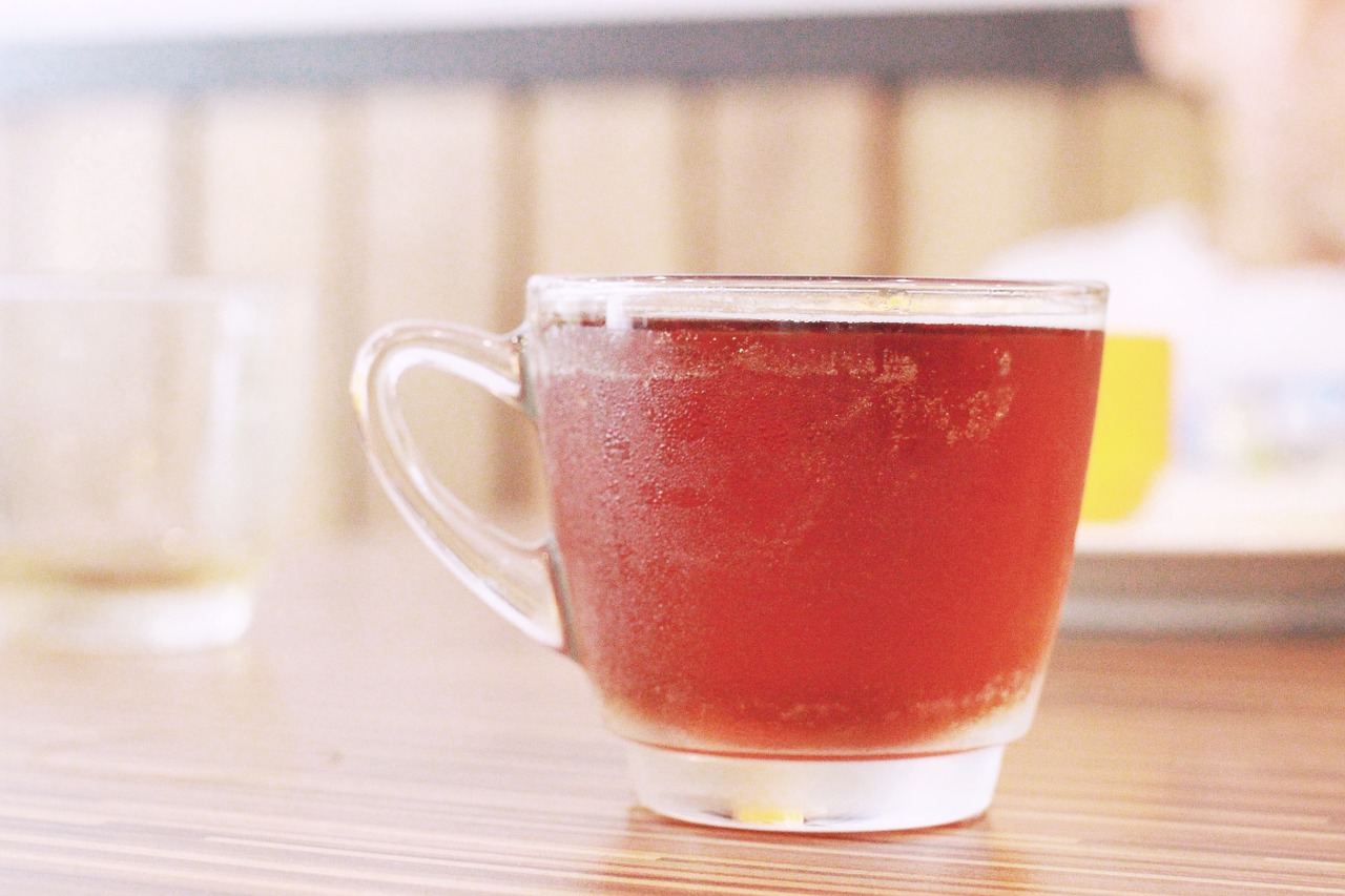 beverage black tea glass free photo