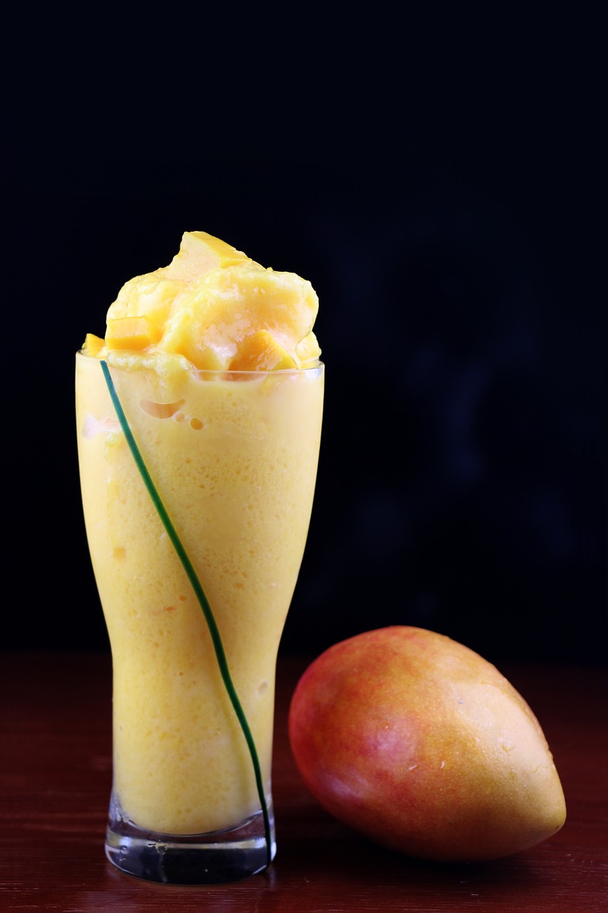 beverage mango smoothie free photo