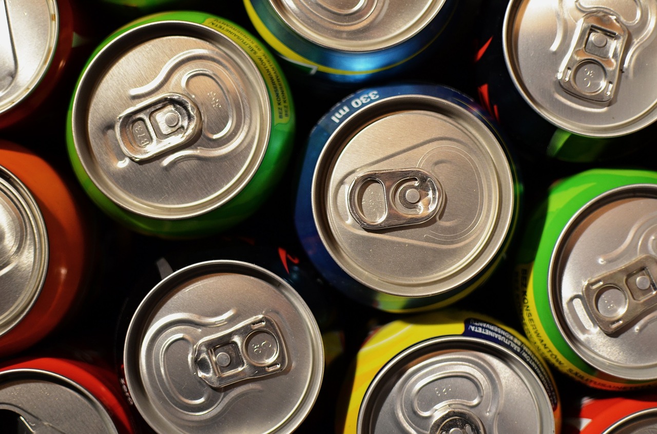 beverage cans tops aluminum free photo