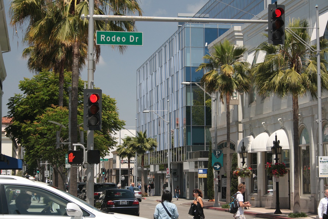 beverly hills rodeo drive california free photo