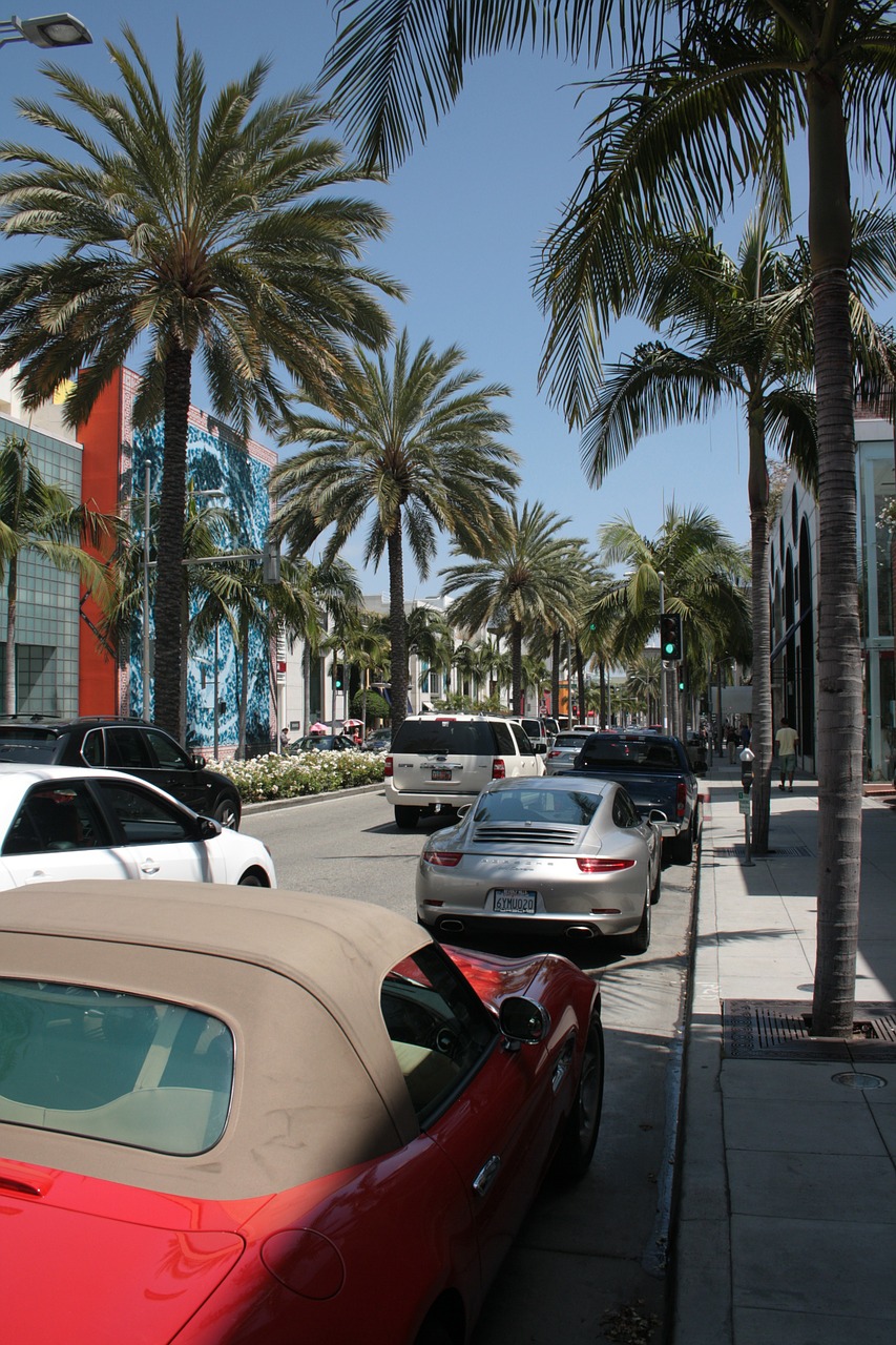 beverly hills rodeo drive california free photo