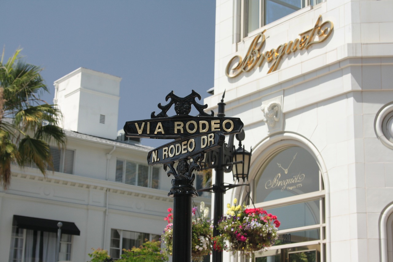 beverly hills rodeo drive california free photo