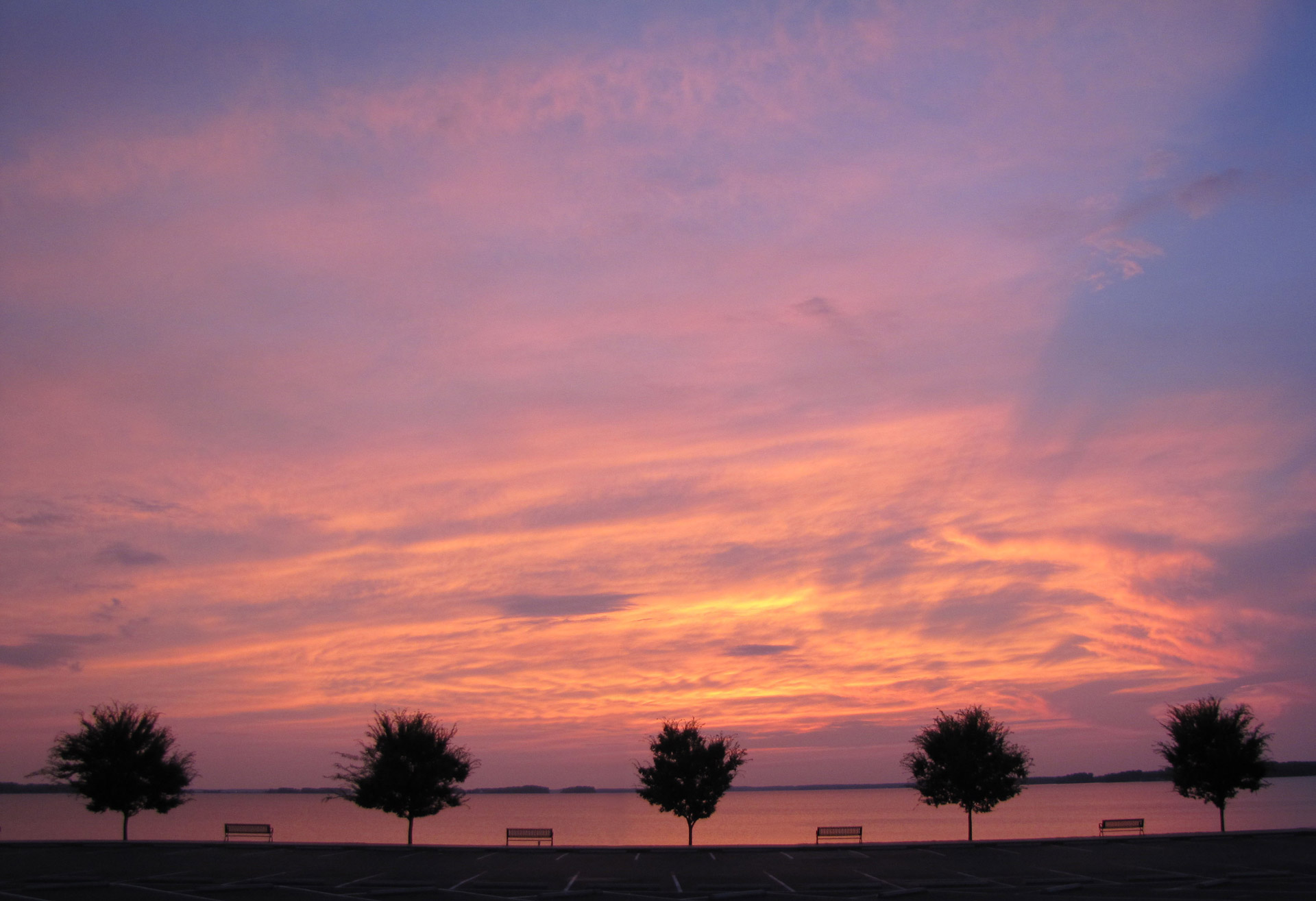 lake murray beyond the sunset free photo