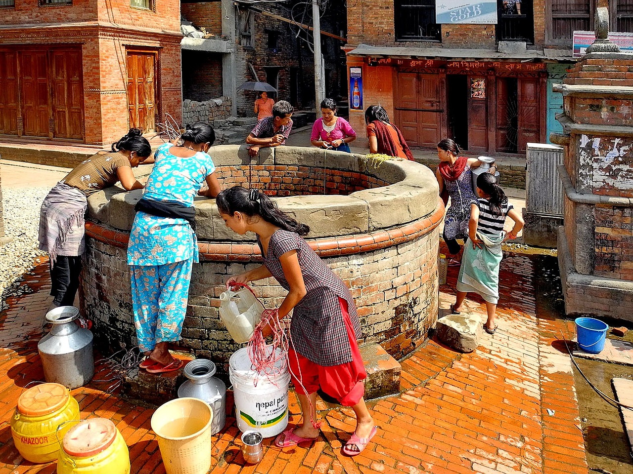 bhaktapur nepal water free photo