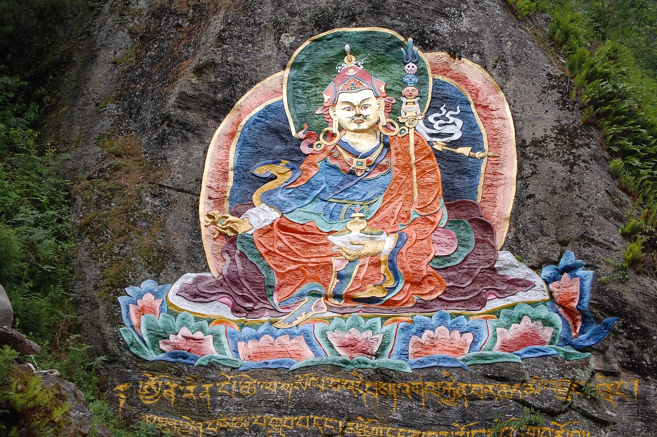 bhutan  guru rinpoche  mahayana free photo