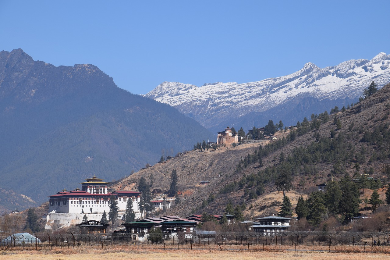 bhutan paro landmark free photo