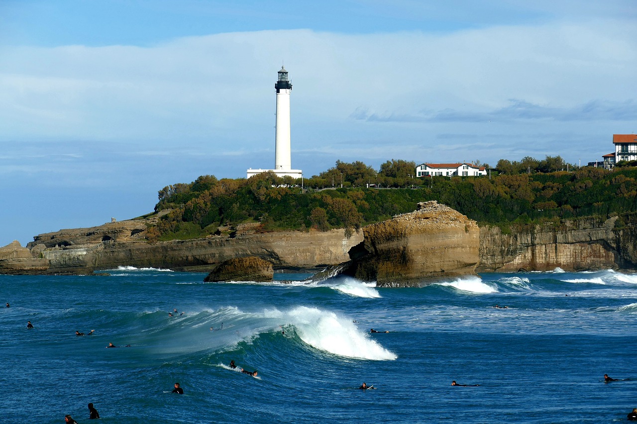 biarritz  sea  ocean free photo