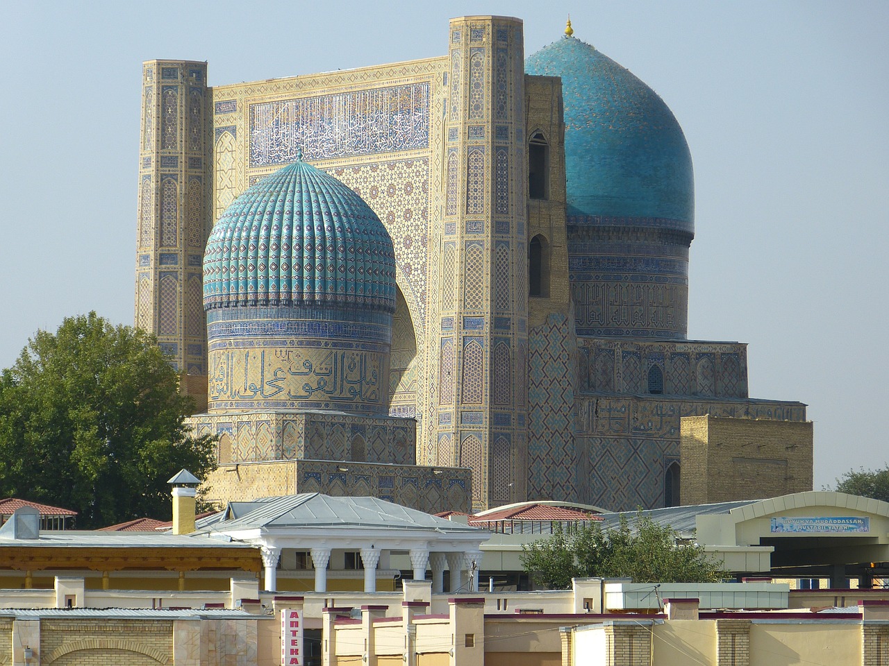 bibi xanom mosque samarkand free photo