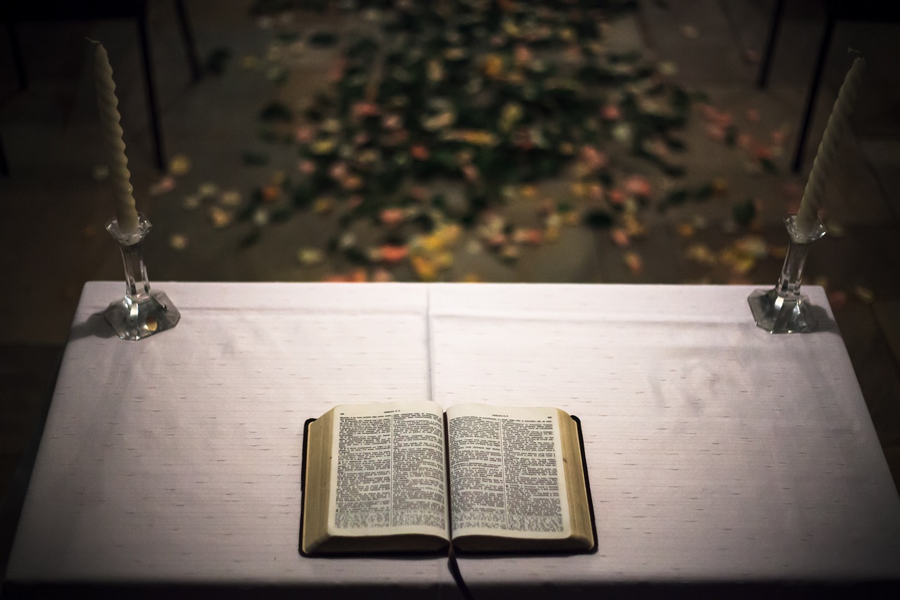 bible altar faith free photo