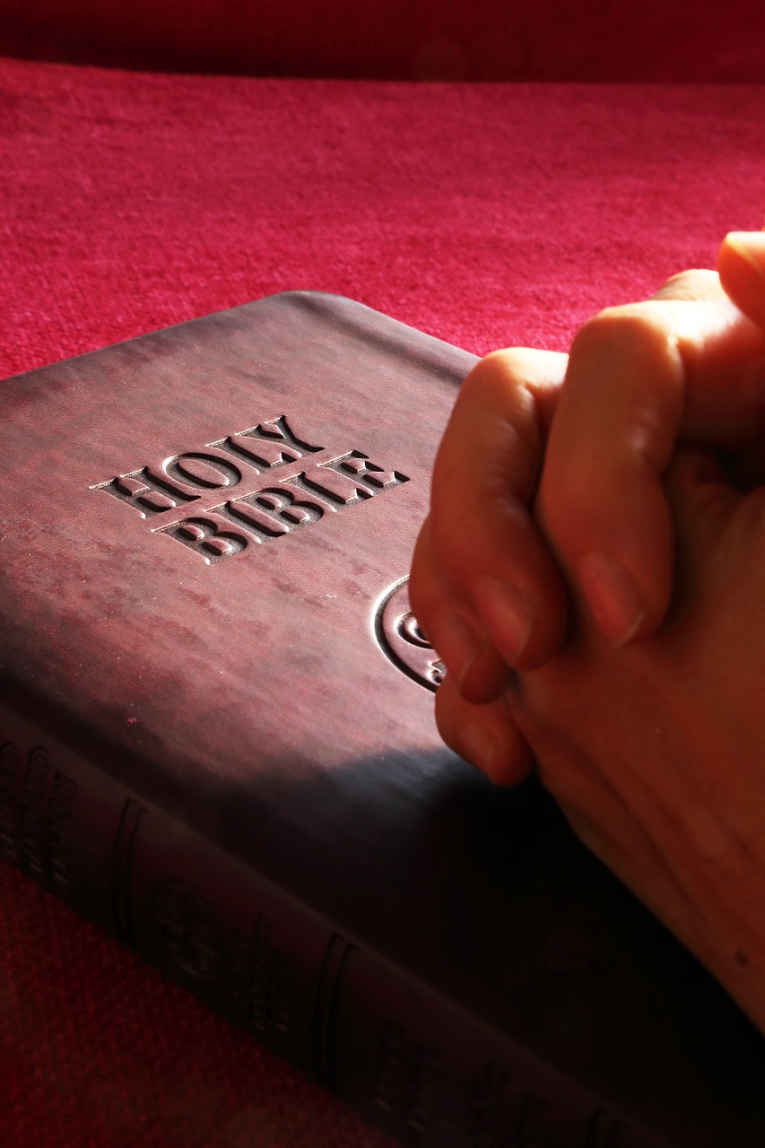 bible holy hands free photo