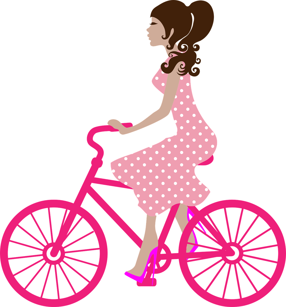 bicycle bike female free photo