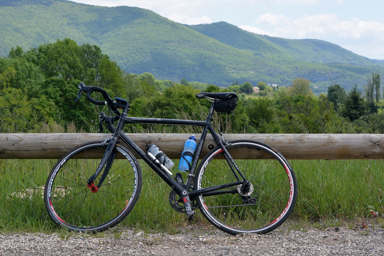 bicycle landscape sports free photo