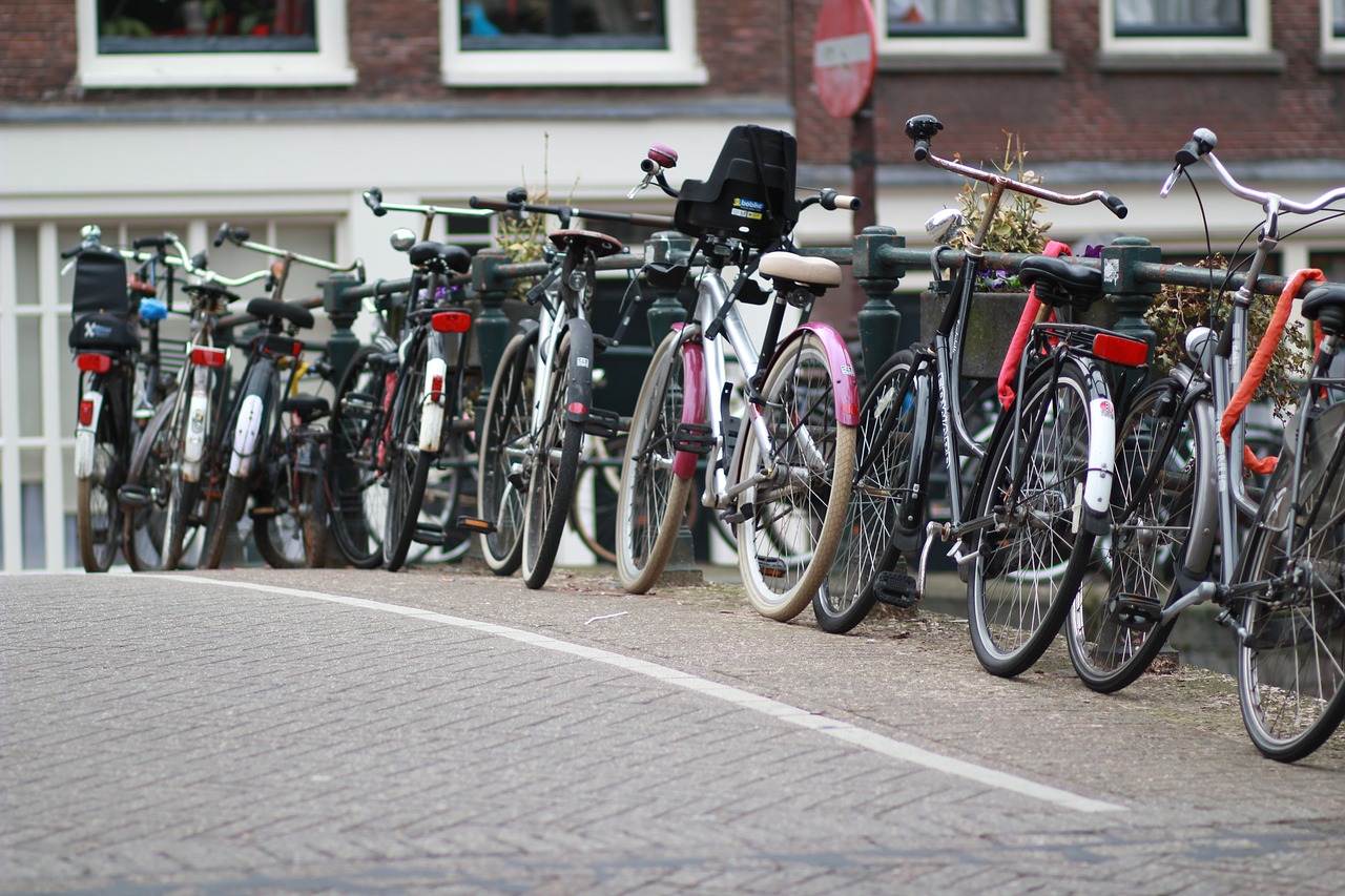 bicycle amsterdam netherlands free photo