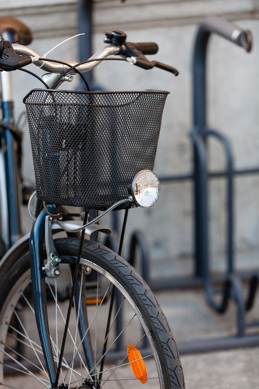 bicycle basket bell free photo
