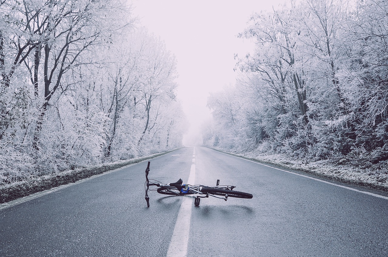 bicycle bike fog free photo