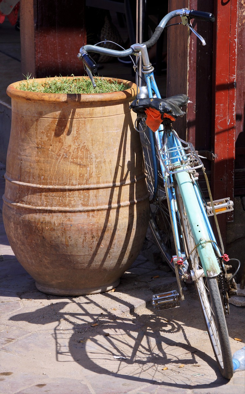 bicycle morocco shadow free photo