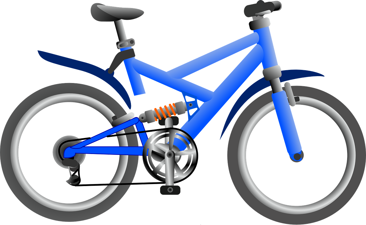 bicycle blue vehicle free photo