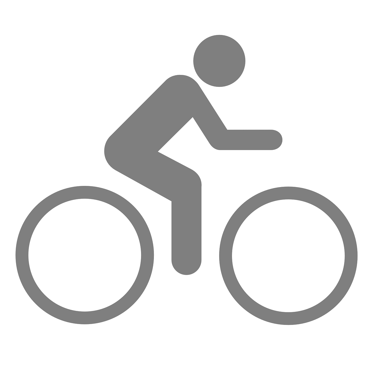 bicycle ride pictogram free photo