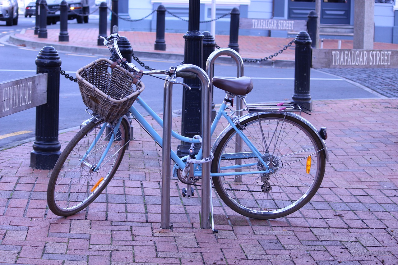 bicycle  shopping  transport free photo