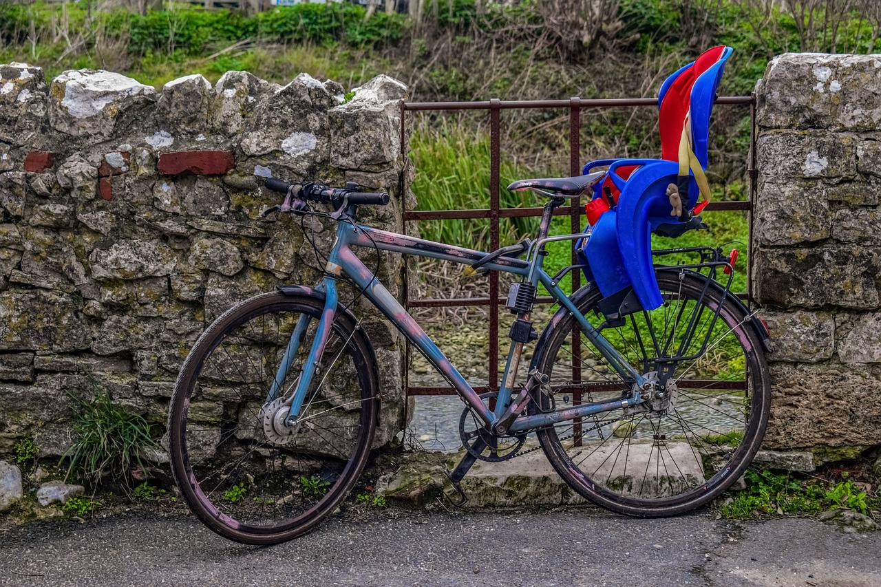 bicycle  bike  wall free photo