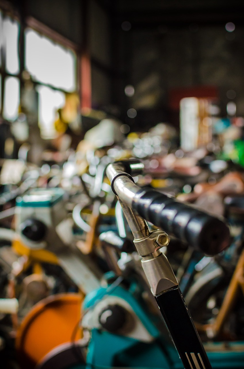 bicycle handlebar bokeh free photo