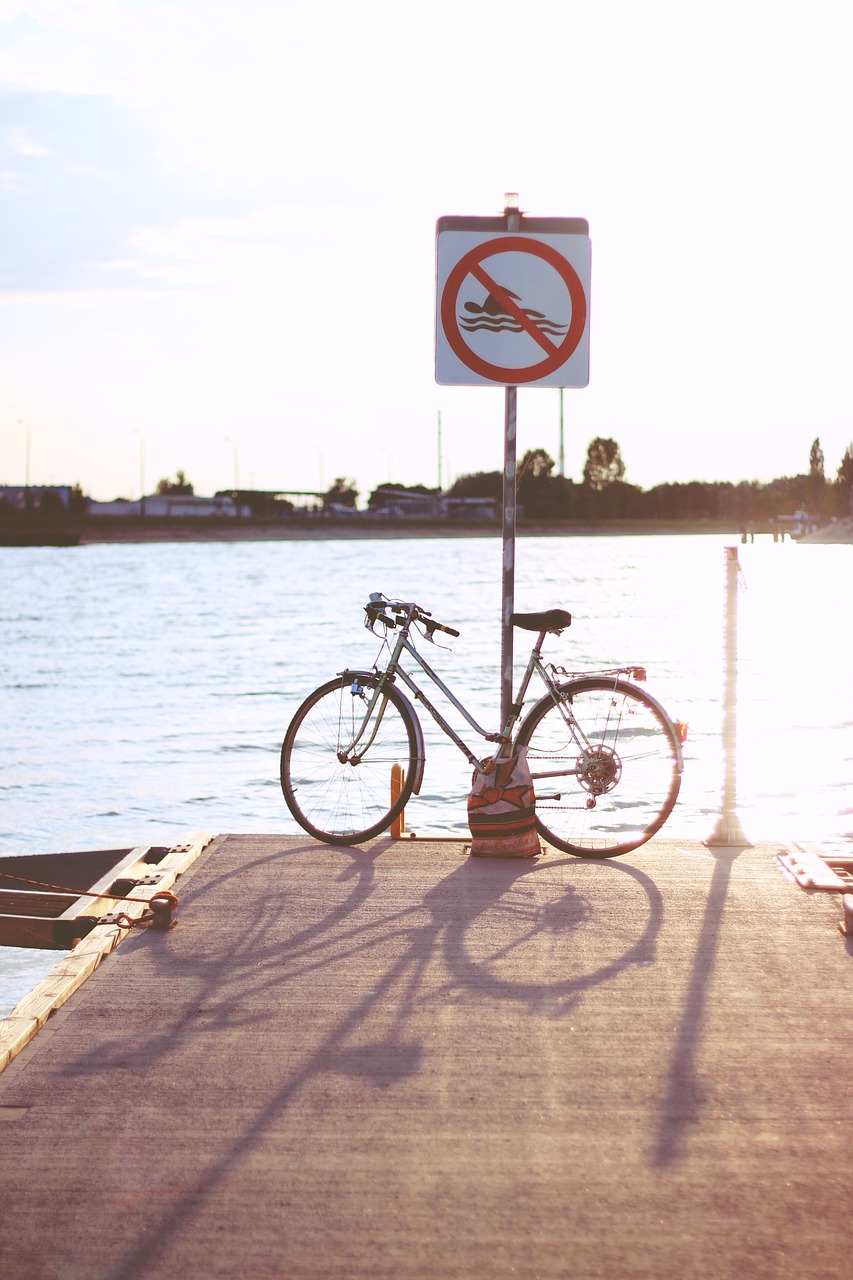 bicycle bike sunset free photo