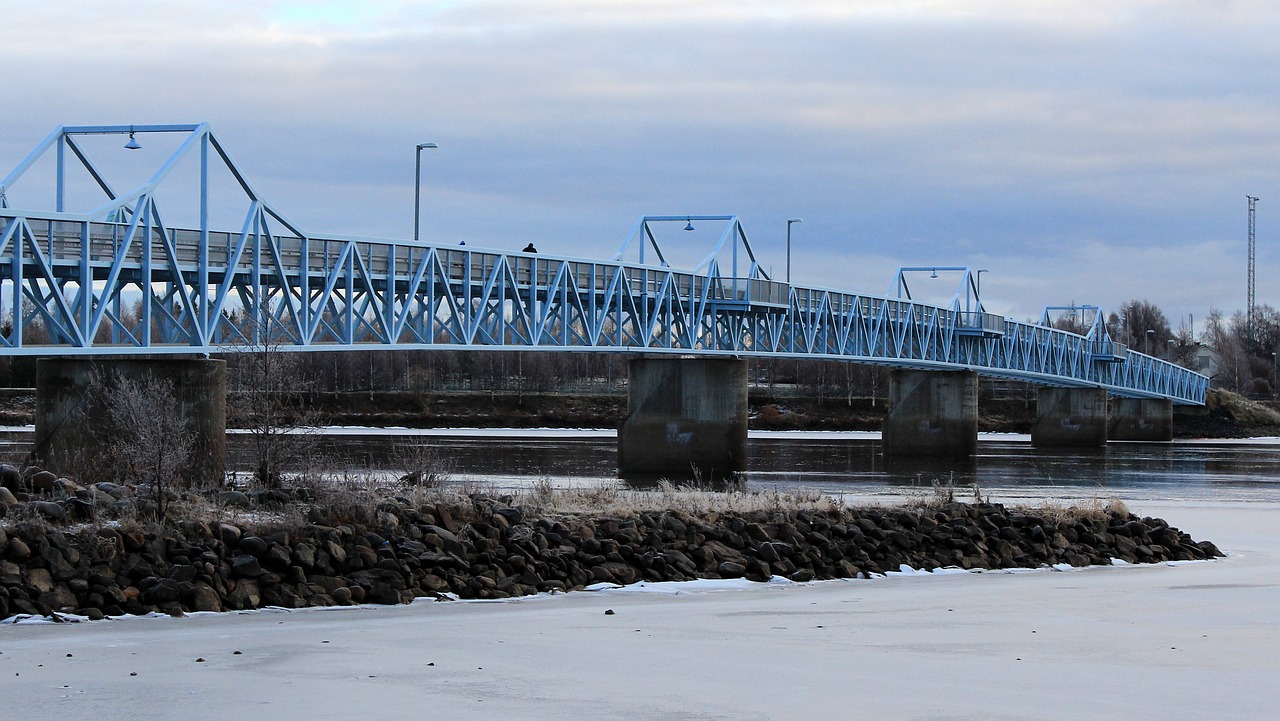 bicycle bridge torne free photo