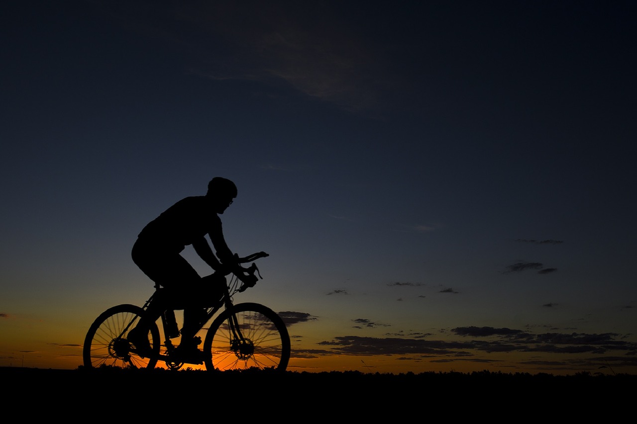 bicycle rider riding bike free photo