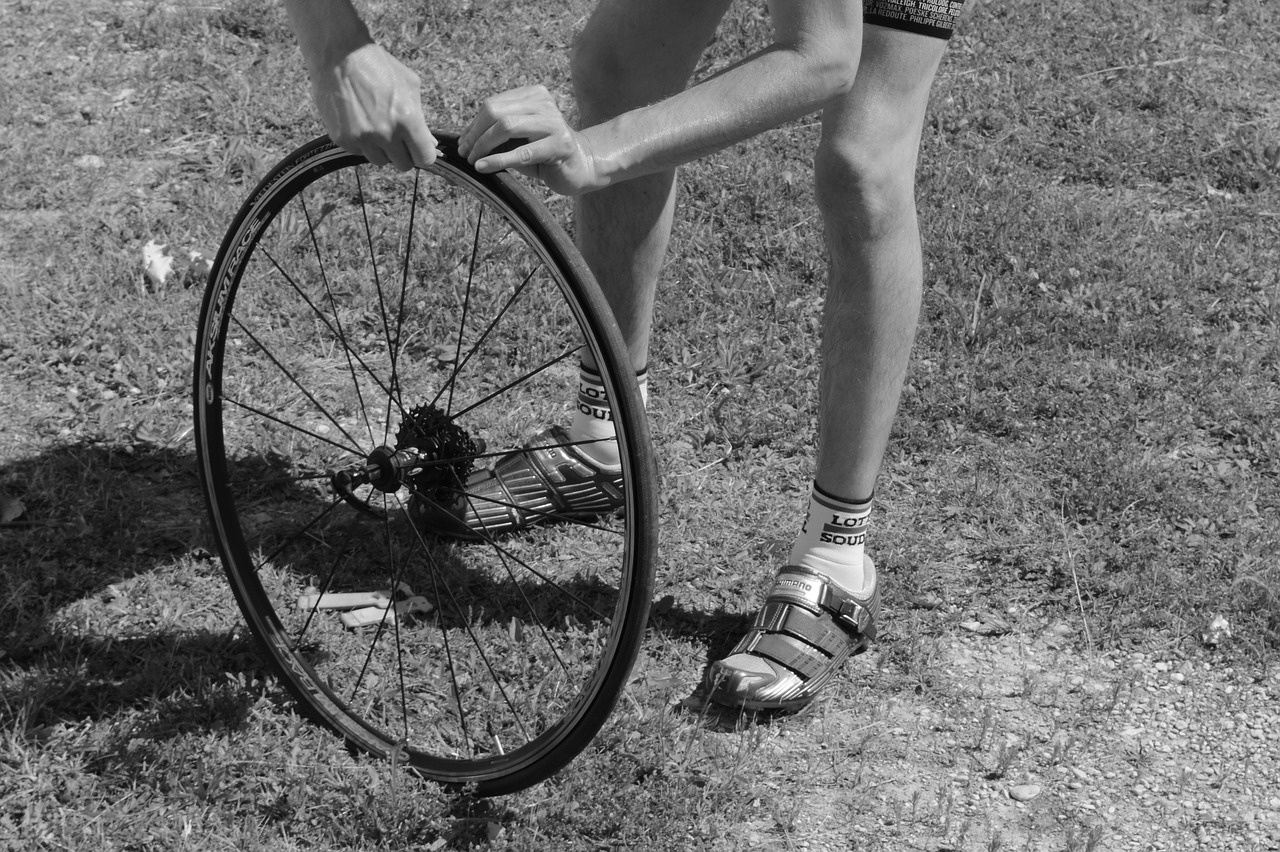 bicycle wheel repair band free photo