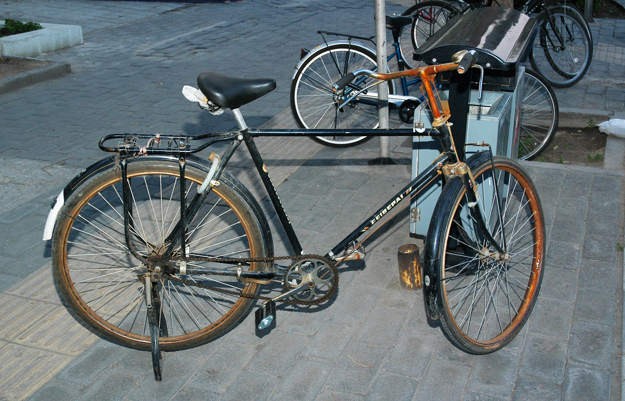 bicycle bikes beijing free photo