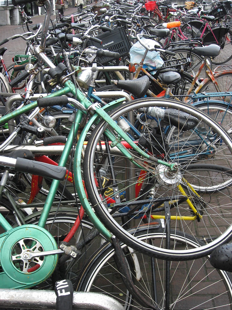 bicycles holland amsterdam free photo