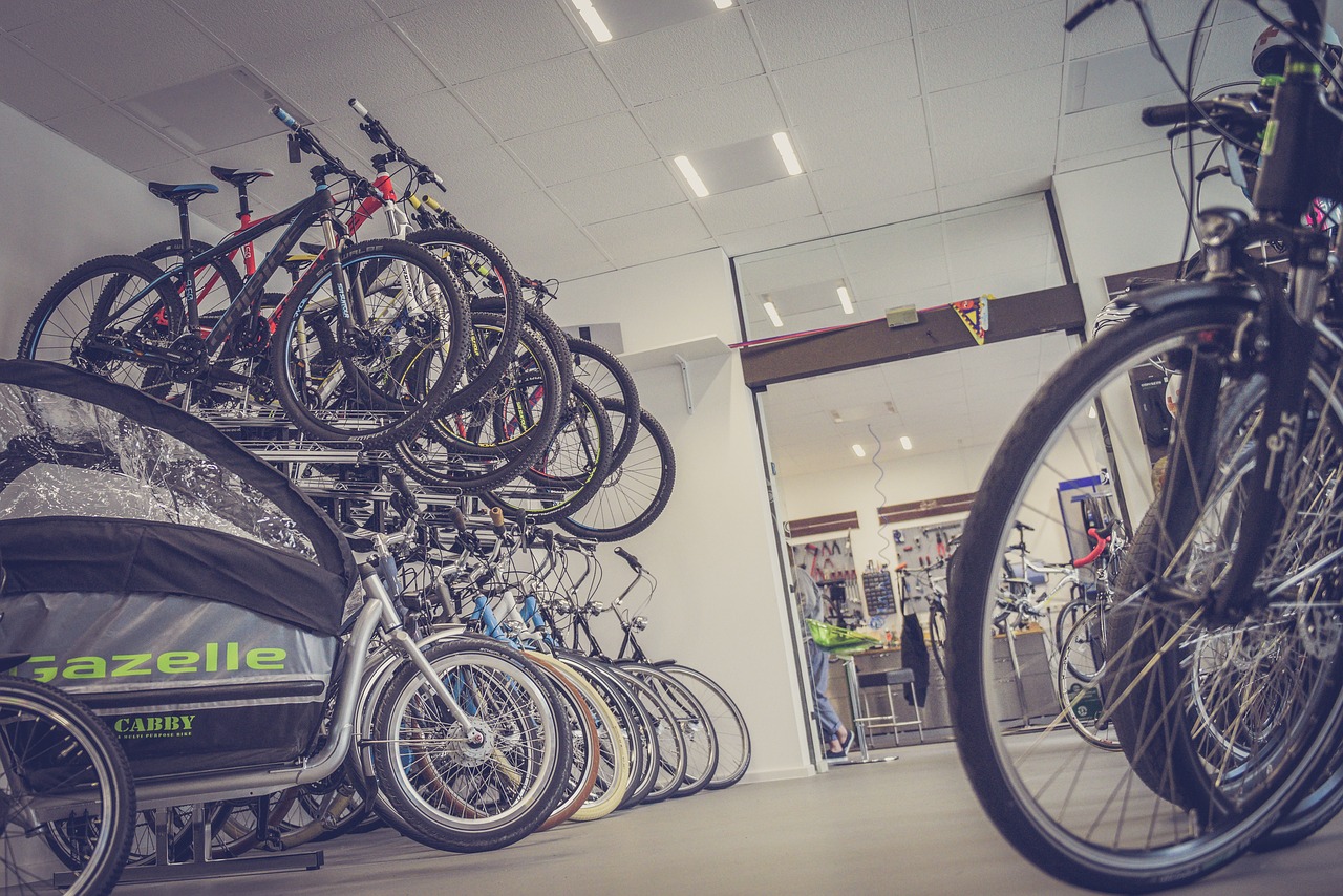 bicycles bikes shop free photo