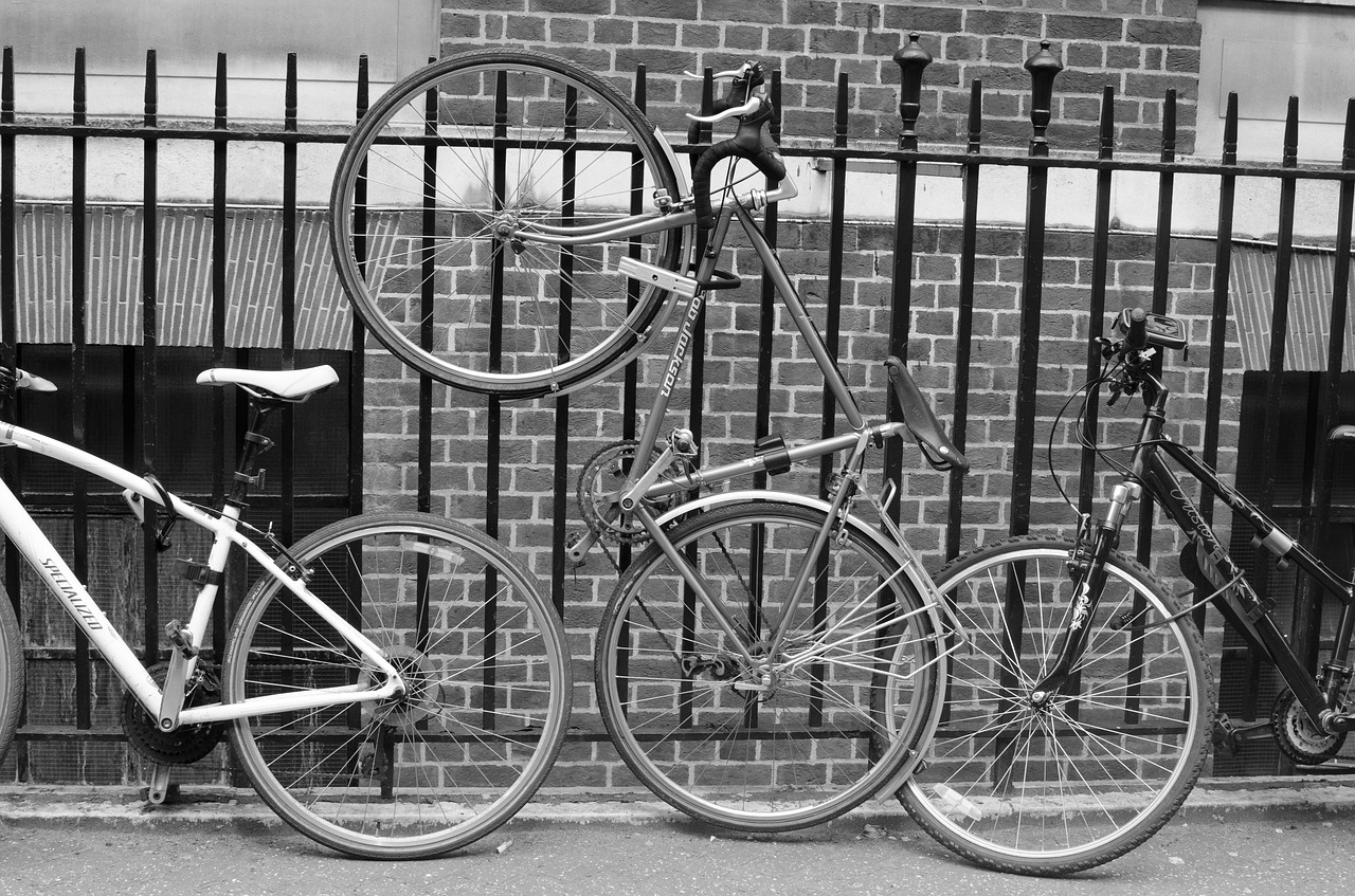 bicycles  london  road free photo