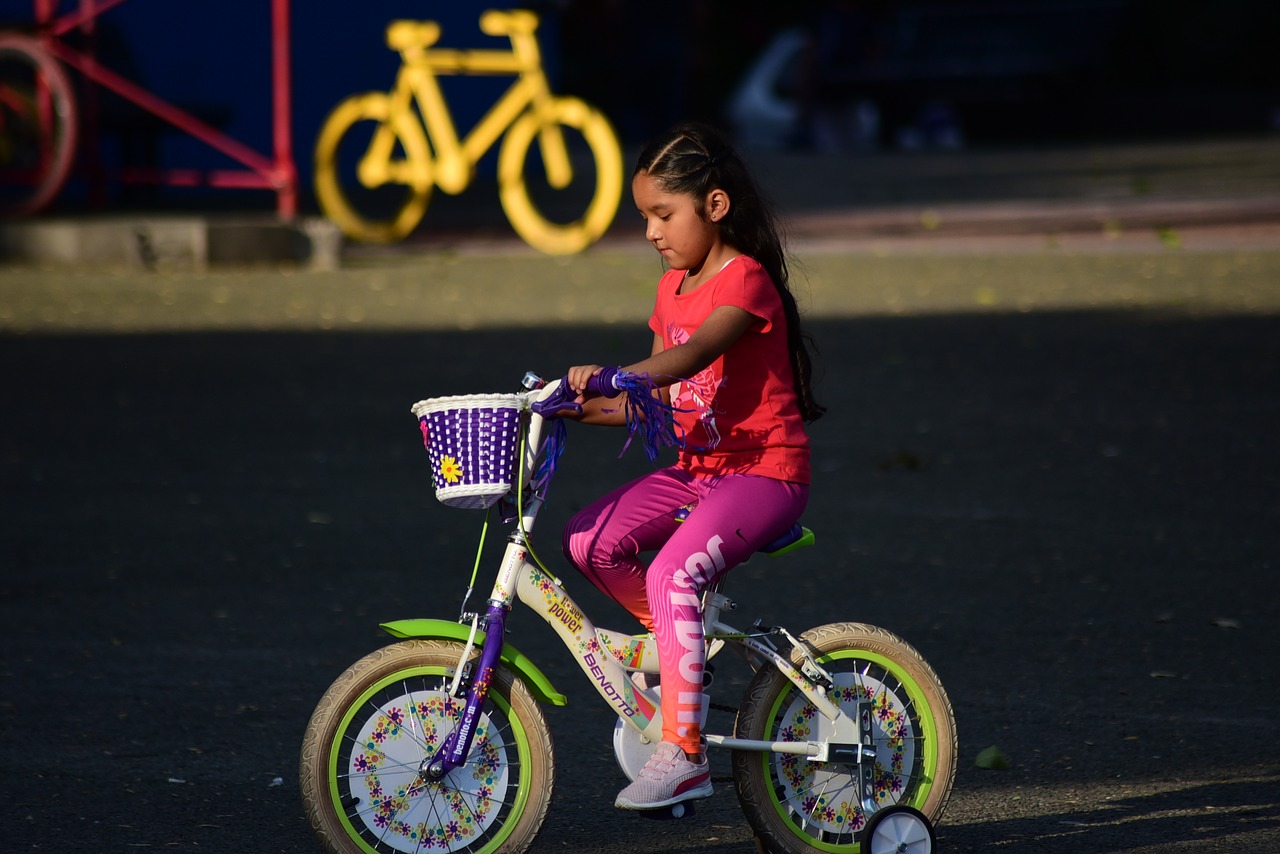 bicycles  girl  latino free photo