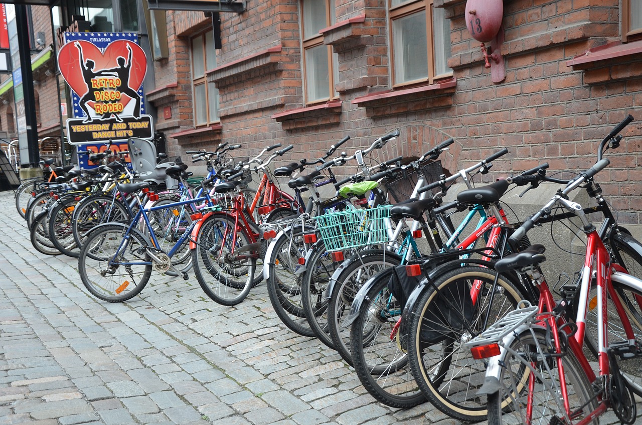 bicycles finland student free photo