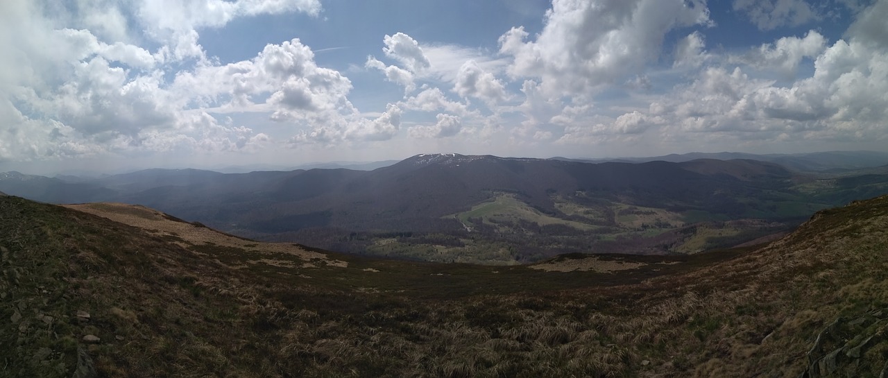 bieszczady połonina caryńska panorama free photo