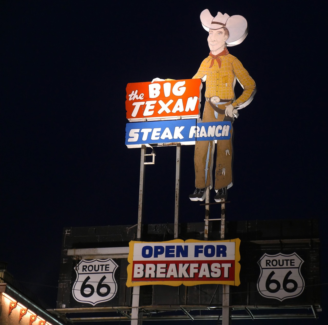 big texan route 66 free photo