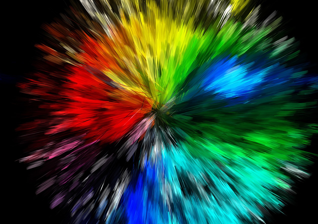 big bang explosion color free photo