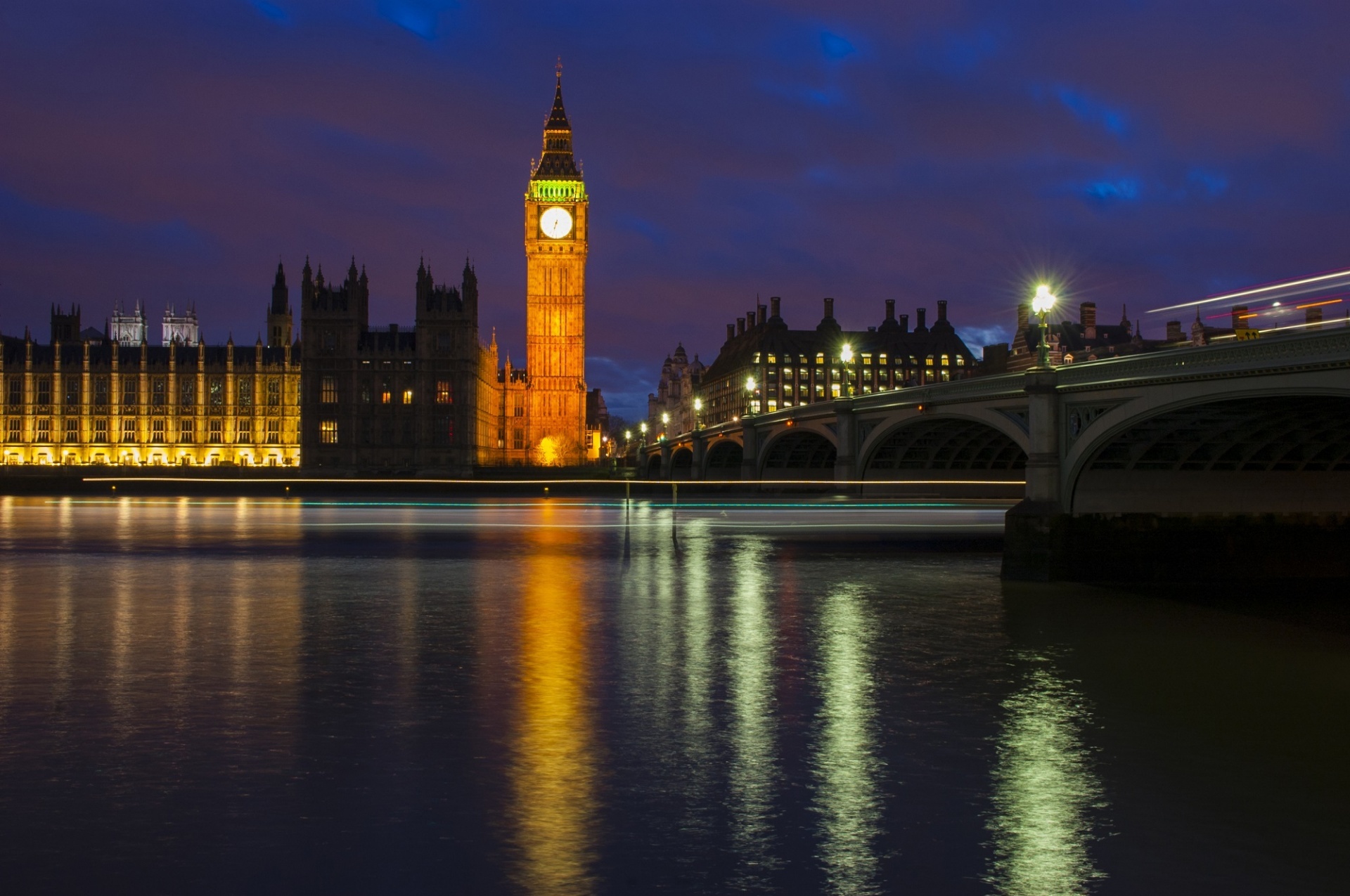 big ben parliament night free photo